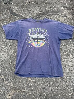 1997 Beatles "Magical Mystery Tour" Graphic Tee - Purple